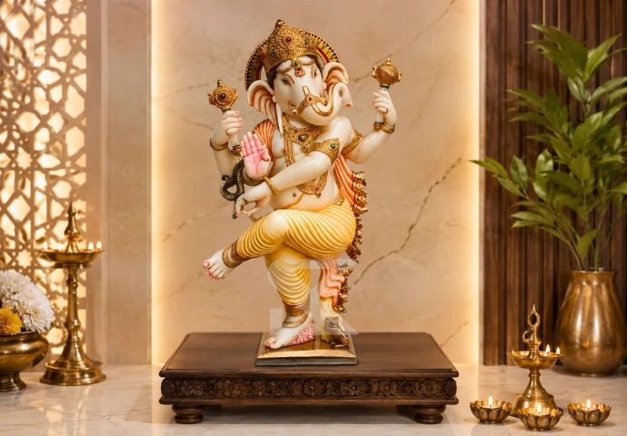 Dancing Ganesha placement guide