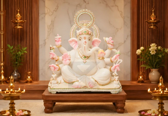 Ashtabhuja Ganesha placement guide