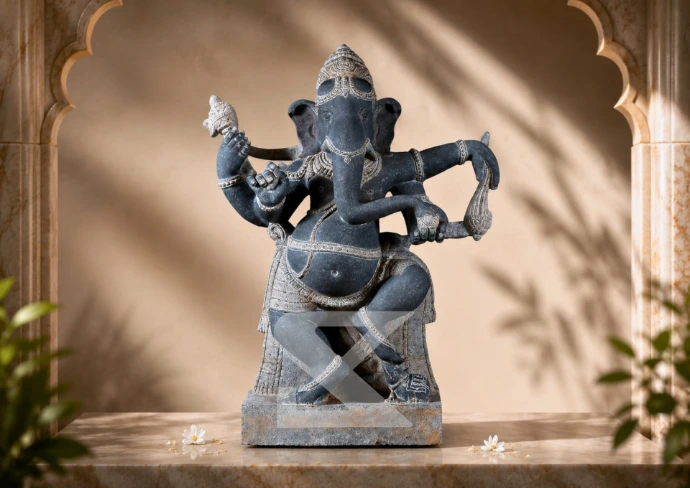 Marble Atibhanga Ganesha — Hero