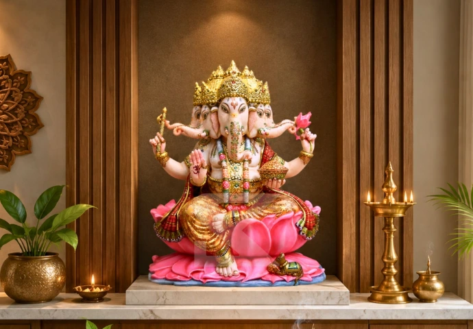 Panchmukhi Ganesha placement guide