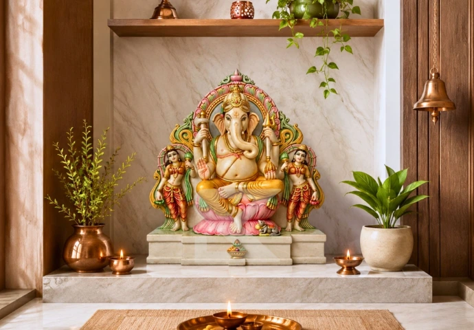Riddhi-Siddhi Ganesha placement guide