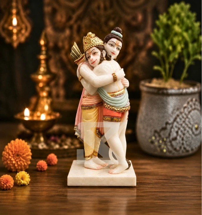 Custom Marble Lord Hanuman