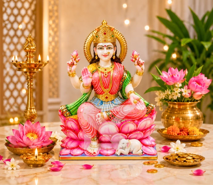 Marble Goddess Lakshmi Lifestyle