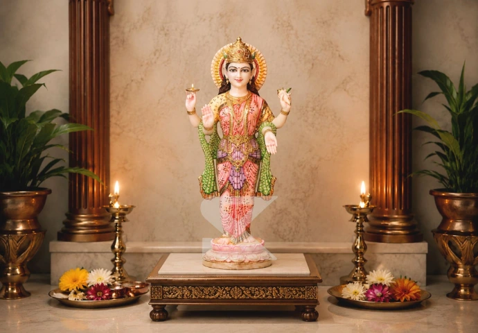 Tribhanga Lakshmi placement guide