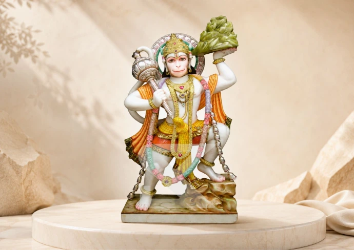 Marble Sanjeevani Hanuman — Hero