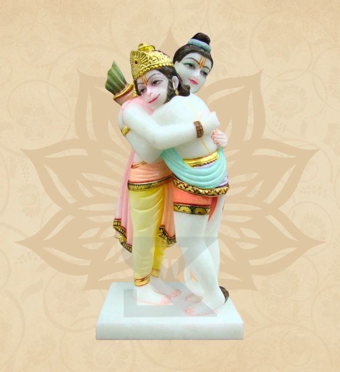 Sanjeevani Hanuman — Design 01 — SKM-SNJ-01 — Marble Hanuman Statue