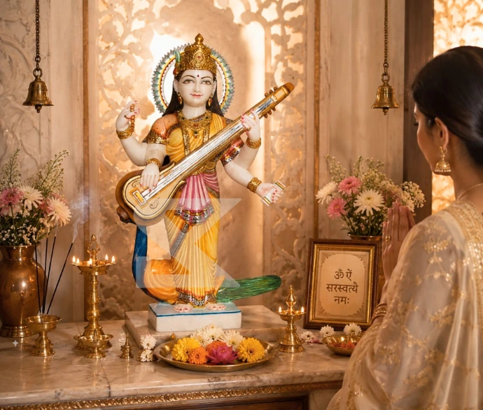 Marble Goddess Saraswati — Lifestyle