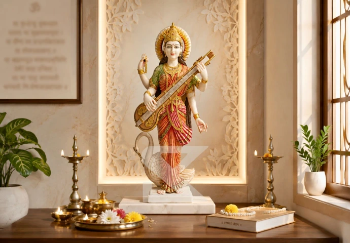 Chaturbhuja Saraswati placement guide