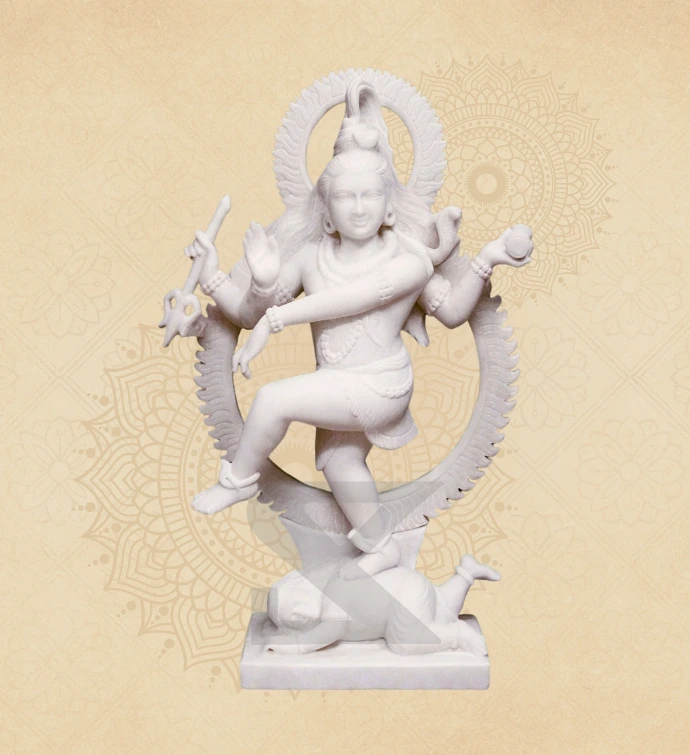 Tandava Shiva — Design 01 — SKM-TDV-01 — Marble Shiva Statue