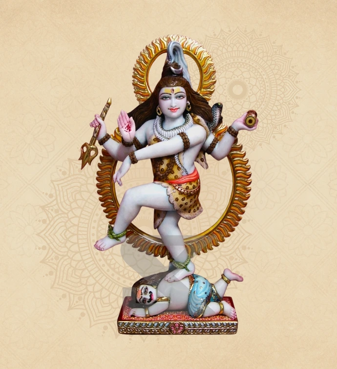 Tandava Shiva — Design 02 — SKM-TDV-02 — Marble Shiva Statue