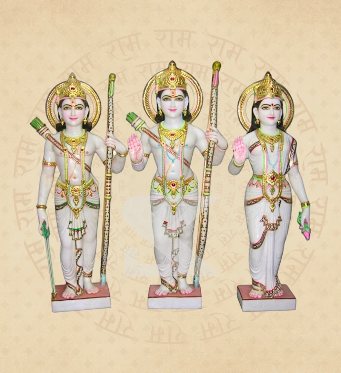 Ram Darbar — Design 15 — SKM-RD-15 — Marble Ram Darbar Statue
