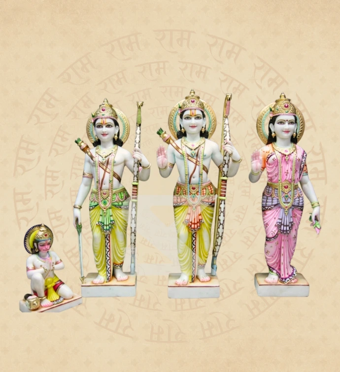 Ram Darbar — Design 17 — SKM-RD-17 — Marble Ram Darbar Statue