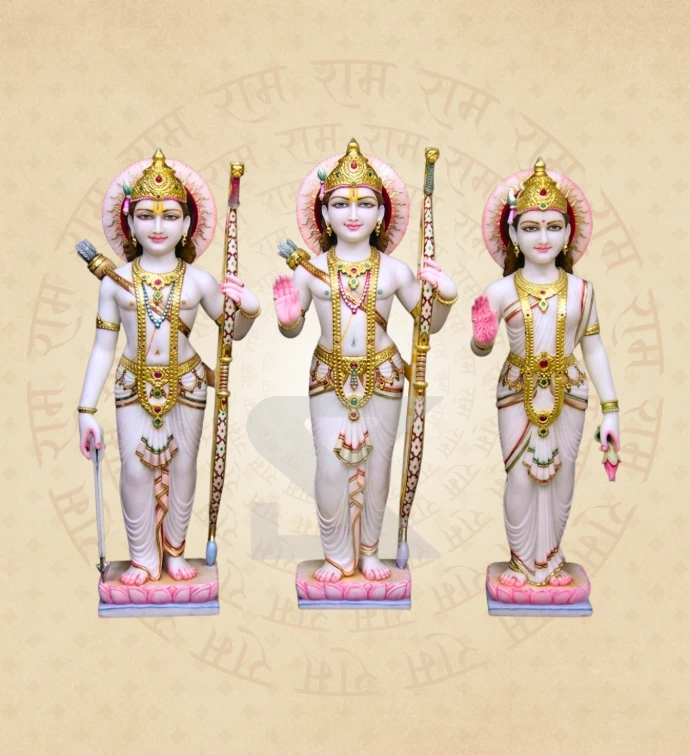 Ram Darbar — Design 16 — SKM-RD-16 — Marble Ram Darbar Statue