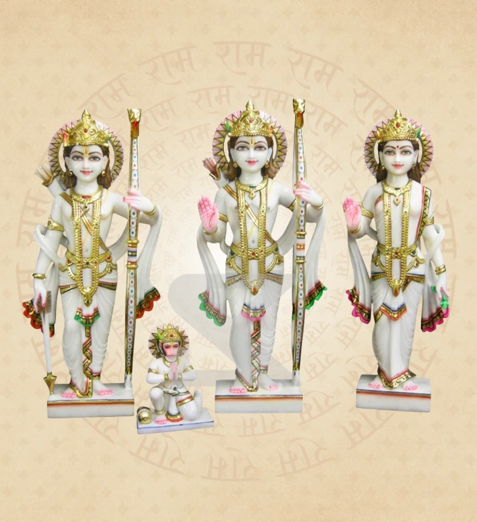 Ram Darbar — Design 20 — SKM-RD-20 — Marble Ram Darbar Statue