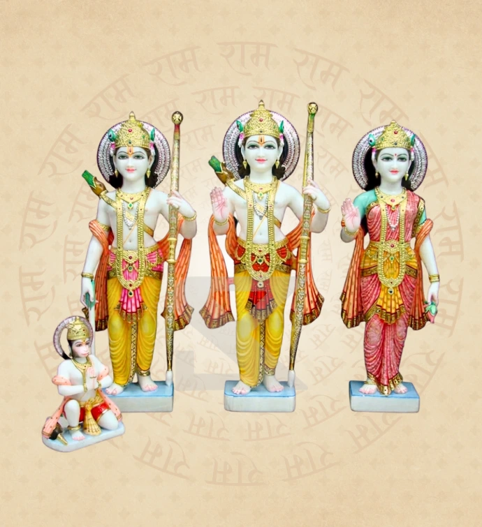 Ram Darbar — Design 06 — SKM-RD-06 — Marble Ram Darbar Statue