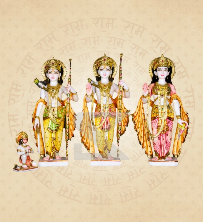 Ram Darbar — Design 19 — SKM-RD-19 — Marble Ram Darbar Statue