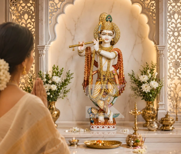 Marble Lord Krishna — Lifestyle