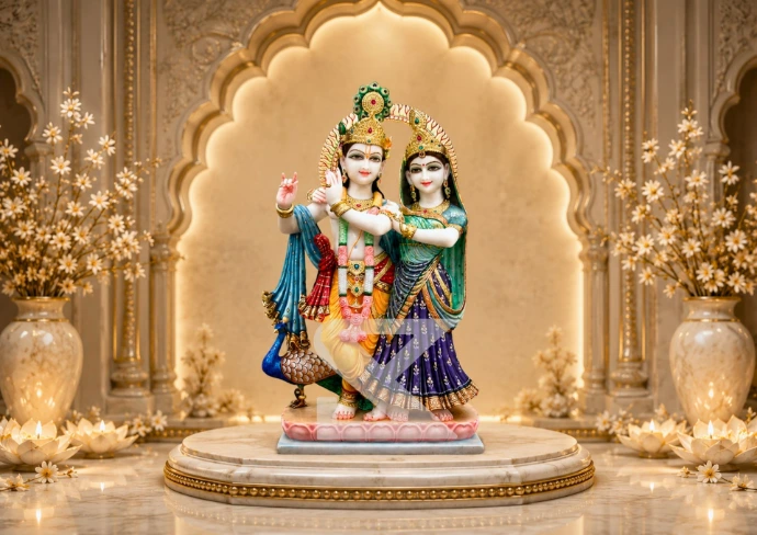 Marble Jugal Jodi Radha Krishna — Hero