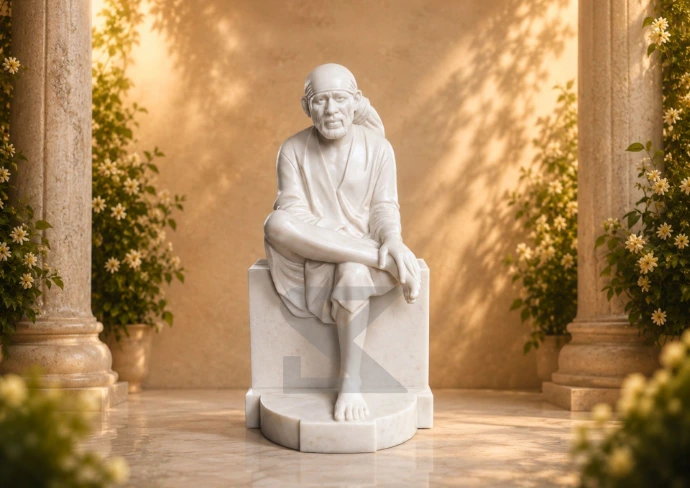 Marble Sai Baba Statue