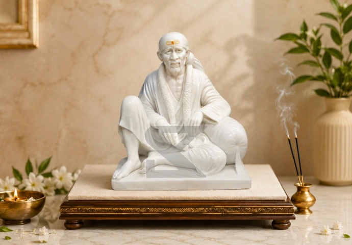 Marble Sai Baba — Perfect For