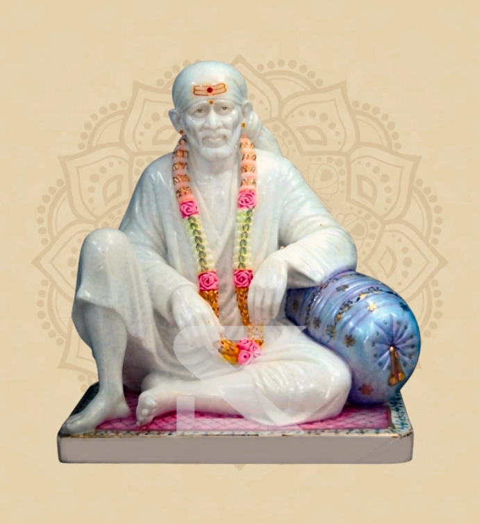 Dwarkamai Sai Baba Marble Statue