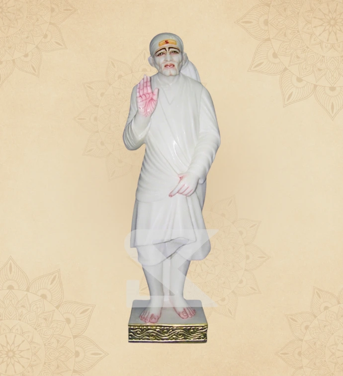 Standing Sai Baba — Design 02 — SKM-SSB-02 — Marble Sai Baba Statue