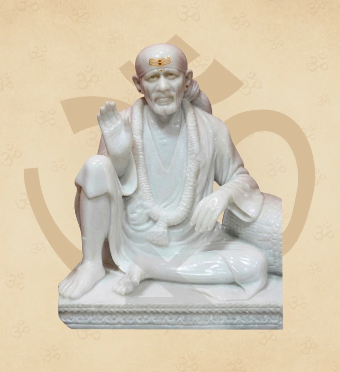 Blessing Sai Baba — Design 03 — SKM-BSB-03 — Marble Sai Baba Statue