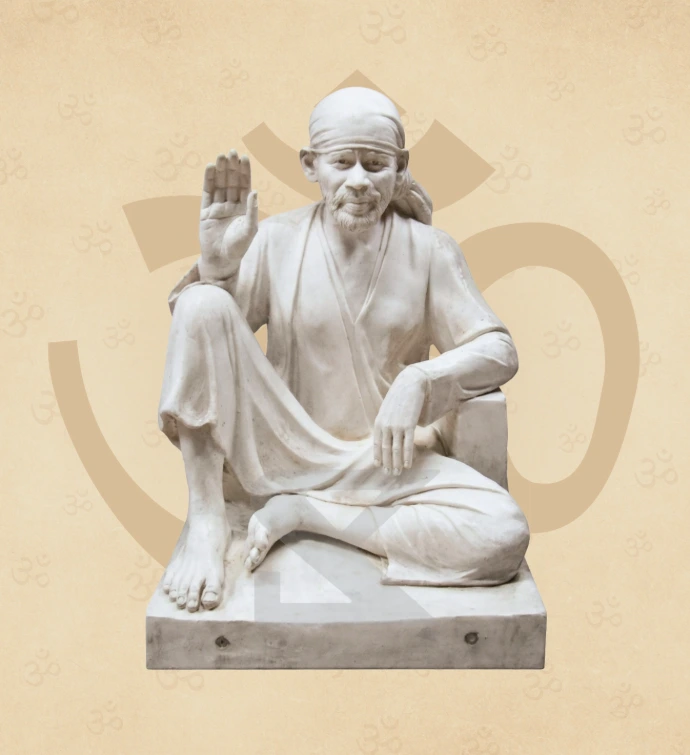 Blessing Sai Baba — Design 04 — SKM-BSB-04 — Marble Sai Baba Statue