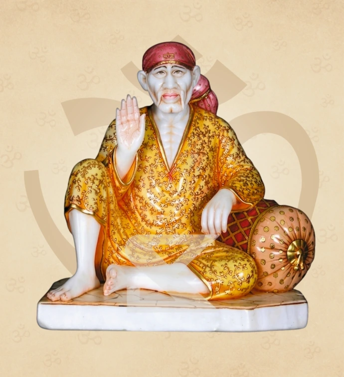 Blessing Sai Baba — Design 02 — SKM-BSB-02 — Marble Sai Baba Statue