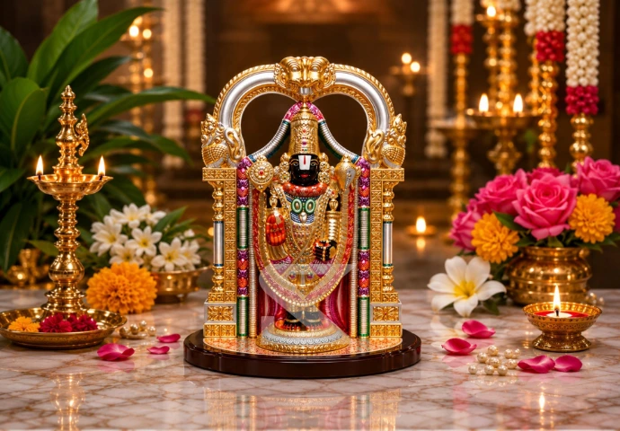 Marble Tirupati Balaji — Perfect For