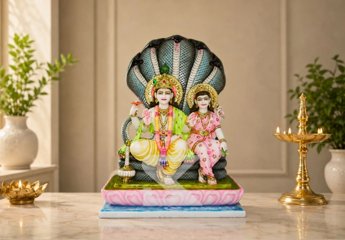 Marble Laxmi Narayan — Perfect For