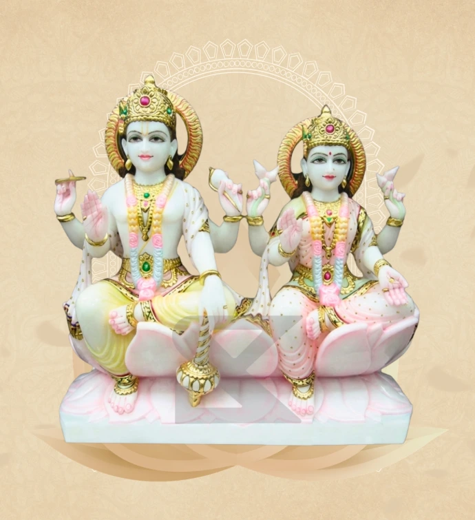 Seated Laxmi Narayan — Design 02 — SKM-SLN-02