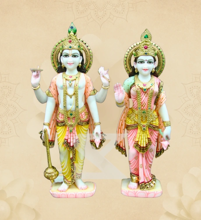 Standing Laxmi Narayan — Design 04 — SKM-STL-04