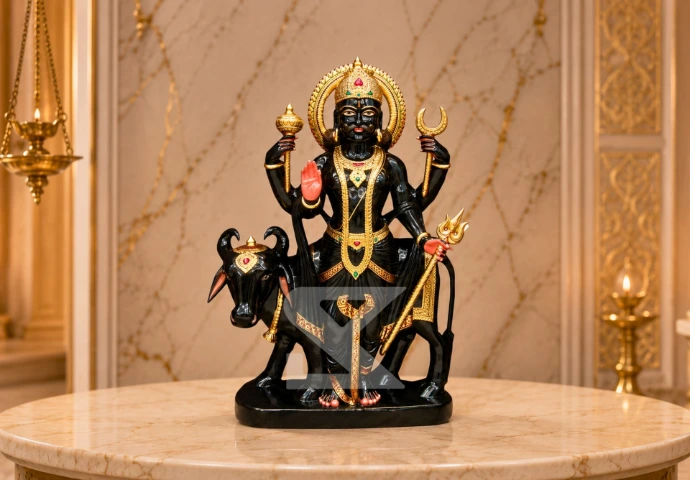 Marble Shani Dev — Perfect For