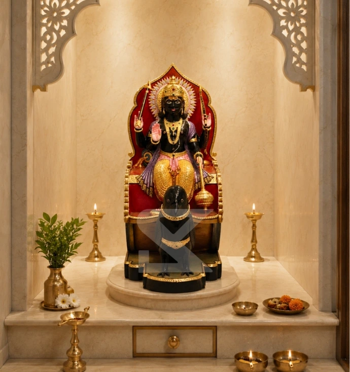 Custom Marble Shani Dev Murti