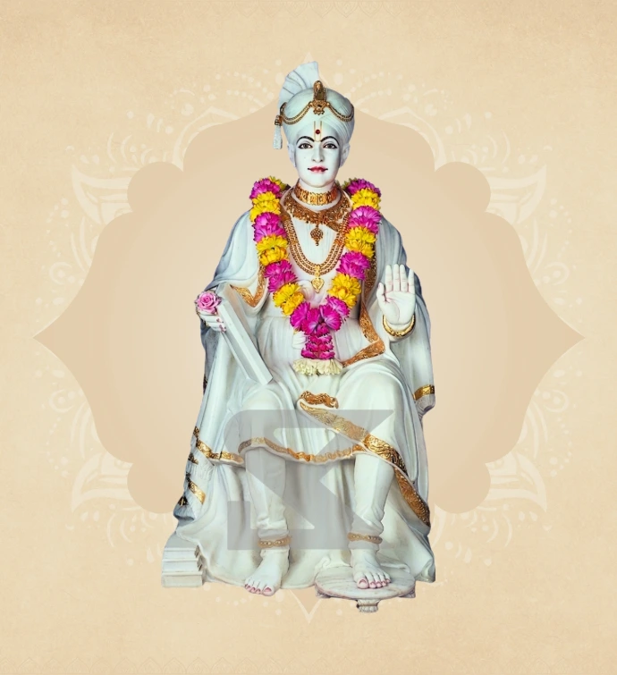 Swaminarayan Statue Classic Gujarat Style