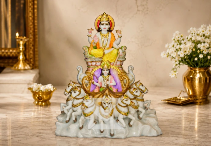 Marble Lord Surya — Perfect For