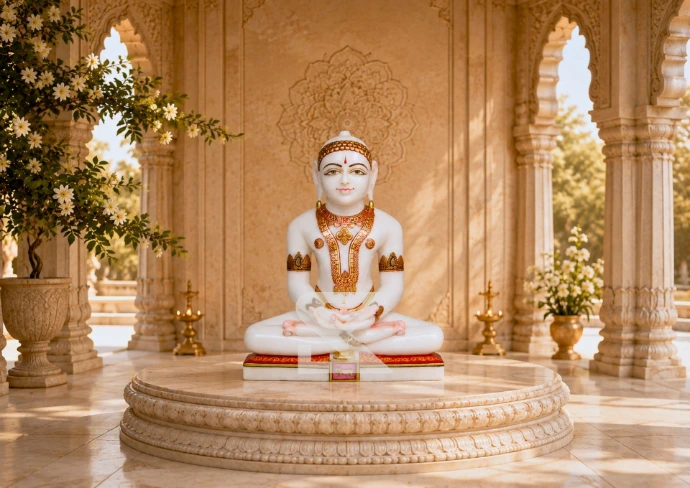 Marble Mahavir Swami