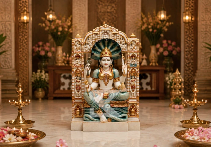 Marble Jain Tirthankar — Perfect For