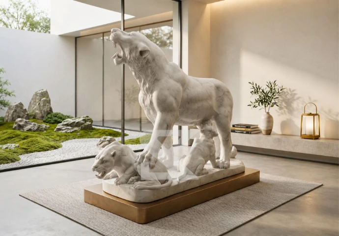 Marble Animal Statue Lifestyle