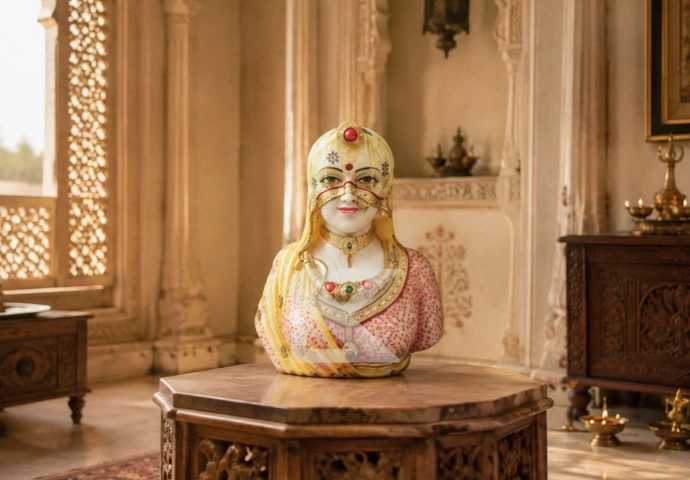 Marble figurine placement guide