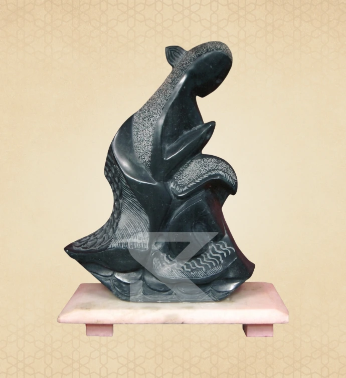 Abstract Twisted Column — SKM-FG-04 — Marble Figurines
