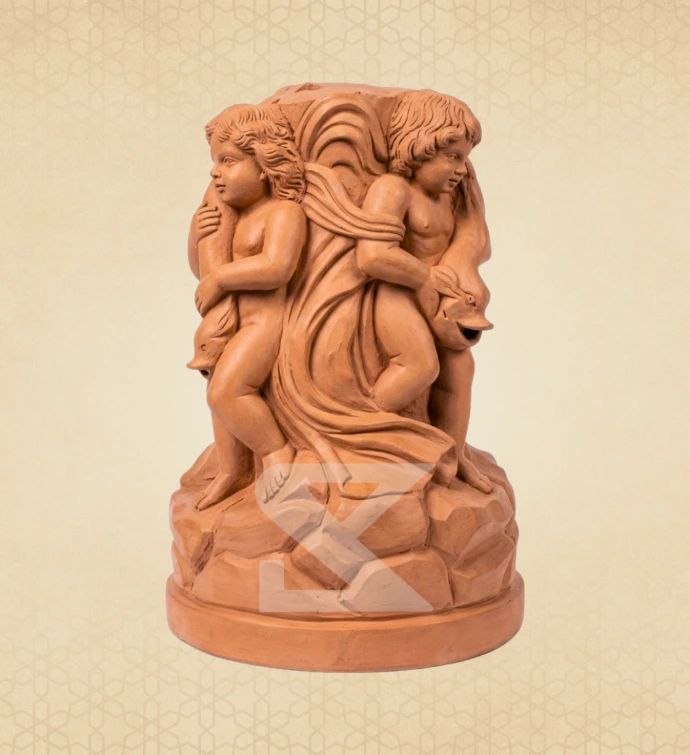 Family Embrace Group — SKM-FG-06 — Marble Figurines