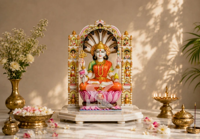 Marble Padmavati Mata Lifestyle