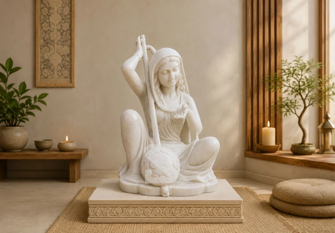 Meera Bai Statue Placement Guide
