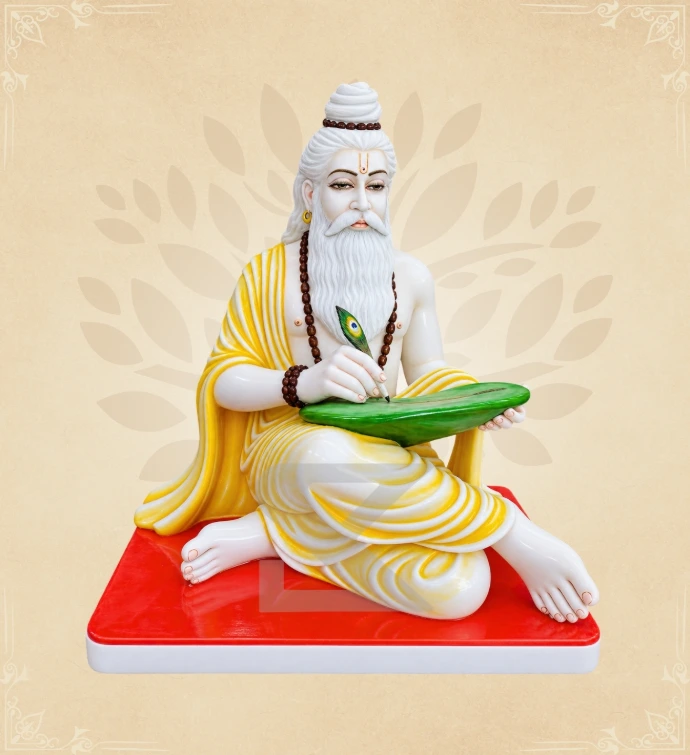 Shri Valmiki Rishi — Design 01 — SKM-VLR-01 — Marble Rishi Statue