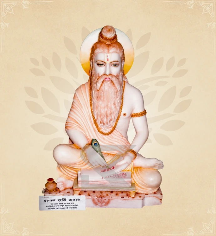 Shri Valmiki Rishi — Design 02 — SKM-VLR-02 — Marble Rishi Statue