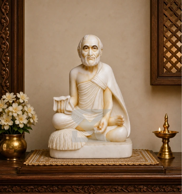 Custom Marble Shri Rajendra Suri Ji Statue