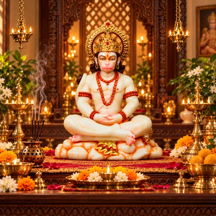 Benefits of Hanuman Marble Statue at Home