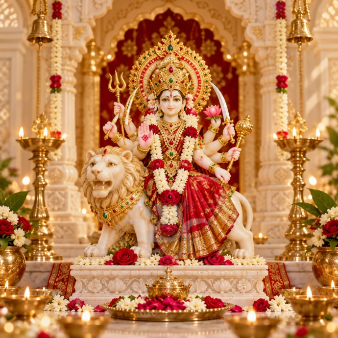 Amba Mata devotional imagery